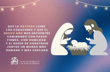 Felicitación de Navidad del Instituto de Religiosas de San José de Gerona.