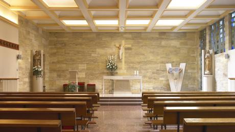 Fotografia de la capella de la Residència Santa Maria del Tura