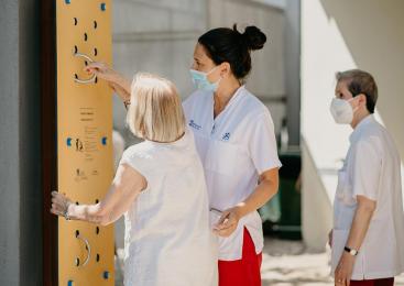 Fotografía de uno de los equipamientos del parque de salud, Residència Santa Maria del Tura