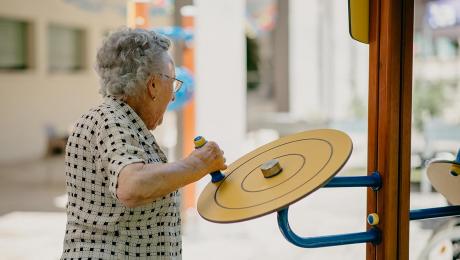 Fotografía de uno de los equipamientos del parque de salud, Residència Santa Maria del Tura