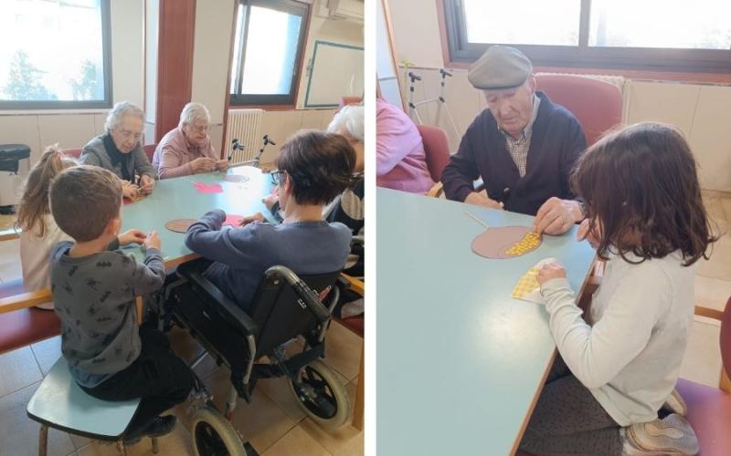 En les persones grans, la interacció amb els nens desperta records, promou l'estimulació sensorial i cognitiva, reforça l'autoestima i genera un sentiment de pertinença i utilitat. En les persones grans, la interacció amb els nens desperta records, promou l'estimulació sensorial i cognitiva, reforça l'autoestima i genera un sentiment de pertinença i utilitat.