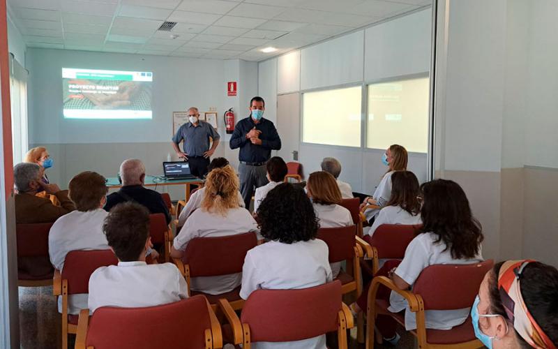 Un momento de la presentación privada de los resultados preliminares del estudio del Proyecto Branyas, en la Residencia del Tura