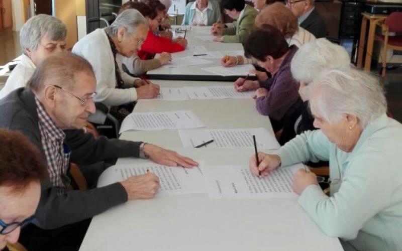 Envelliment actiu pel Dia Internacional de la Gent Gran, a la Residència Santa Maria del Tura