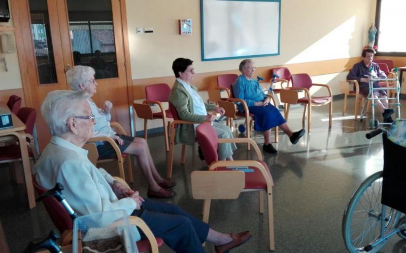 Envejecimiento activo por el Día Internacional de los Mayores, en la Residencia Santa María del Tura