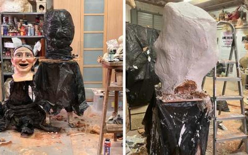 El procés creatiu de les figures. 