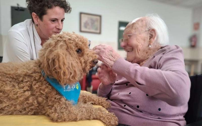 Una de les intervencions, amb l'ducadora social, Carmen Pardo. Una de les intervencions, amb l'ducadora social, Carmen Pardo.