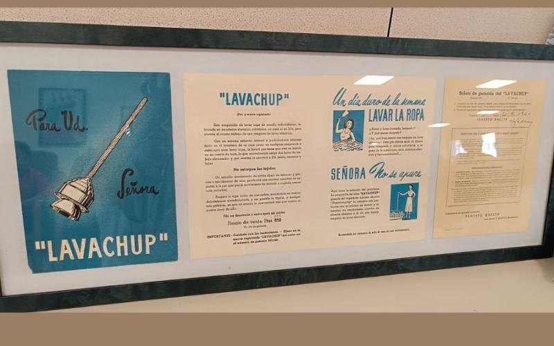 Publicicitat de l'època sobre el Lavachup.