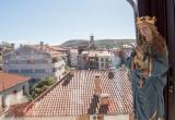 Vistes des de la quarta planta, a la Residència Santa Maria del Tura d'Olot