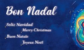 Postal de Nadal 2021 de l'IRSJG i la Residència del Tura