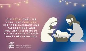 Felicitació Nadal de l'Institut de Religioses de Sant Josep de Girona.
